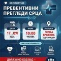 Nova akcija besplatnih preventivnih pregleda srca. Na red došli meštani Gornje Vrežine