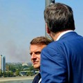 FOTO Makron i Vučić na Petrovaradinskoj tvrđavi: Dim sa Klise i vojvođanski specijaliteti