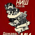 Студентски протест „Држава то смо МИ“ 1. марта у Нишу