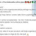 Građani se sami organizuju da traže dvojicu nestalih muškaraca na jezeru Barje