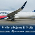Novi erbas A320 Er Srbije obavio prvi let u bojama nacionalne avio-kompanije