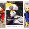 (VIDEO) Policajci prerušeni u maskote Mundijala uhapsili dilera