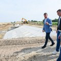 Mirović obišao završne radove na izgradnji akumulacije "Srbobran"