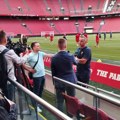 Voša odradila trening na "Johan Krojf Areni" u Amsterdamu! Bandović: Spremni smo za četvorostrukog prvaka Evrope! (video)