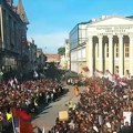 Protest studenata "Sever zove" u Subotici, stigli biciklisti iz Novog Sada