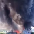 (Foto) dramatične slike nesreće kod Šida: Dignuti helikopteri da spasu povređene, vatra kulja u blizini prelaza: Jedna osoba…