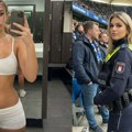 Policajka Sara "zapalila" stadion: Navijači joj snimali guzu na tribini, a kad vidite fotke sa Instagrama...