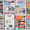 Naslovne strane današnjih novina: Prelistavanje štampe za subotu, 19. septembar 2026. godine