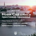 Novi Sad postao deo jedinstvene Unesko mreže kreativnih gradova sveta
