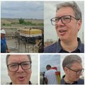 (Video) Pogledajte kako napreduje “fudbalska lepotica” Vučić obišao gradilište za Ekspo i nacionalni stadion: Ovde vri…