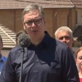 Vučić obišao rekonstruisani put Studenica - Rudno i novi most (video)