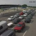 Deo praznika, zbog gužvi na granicama, proveli u autobusima