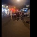 Incident u Šapcu: Automobilom probio blokadu, pa na haubi vozio mladića
