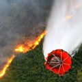 Ovako su gašeni požari u Crnoj Gori: Pogled sa vrata srpskog helikoptera pravo u vatru