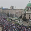 Dan posle protesta - zvučni top i broj učesnika glavne teme