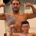 "Moja snaga!" Darko Lazić podelio sreću, mali Aleksej stigao u Brestač: Ovako odmerava snagu sa sinom