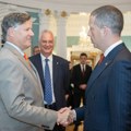 Đurić sa zamenikom državnog sekretara SAD Kristoferom Landauom