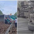(Video) Ima mrtvih! Petoro povređenih u stravičnom sudaru dva kamiona kod Zrenjanina