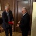 Povodom Dana Biblioteke Matice srpske – „Zlatna knjiga" profesoru Aleksandru Jerkovu