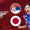 Odbojkašice Srbije protiv Japana za prvo mesto u grupi (RTS 1, 12.00)