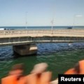 Oštećena luka u Odesi u ruskim napadima, Krimski most djelimično u funkciji