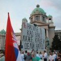 Blokiran saobraćaj ispred Skupštine uoči početka protesta 'Srbija protiv nasilja'