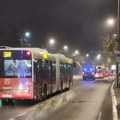 Pogledajte kako autobusi GSP-a prevoze navijače Štutgarta sa Marakane: Prate ih ogromne snage policije