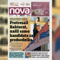 „Nova“ piše“: „Pretresali Rektorat, našli samo kandidata za predsednika““
