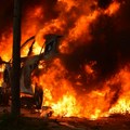 Policijskom isledniku srpske nacionalnosti zapaljen automobil na severu Mitrovice