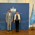Mićin na sastanku sa ambasadorkom Nemačke Anke Konrad u Novom Sadu