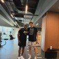 FOTO Kakav susret u Crnoj Gori: Legendarni Medžik i Bobi Marjanović zajedno u teretani