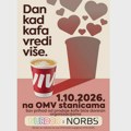 Popijte danas kafu i donirajte: Prihod od svake kafe na OMV-u je vaša donacija za NURDOR I NORBS+. Zajedno možemo više!