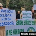 Dodika u Crnoj Gori dočekali Andrija Mandić i protesti ispred Skupštine