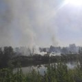 Gorelo priobalje Južne Morave pored auto-puta kod Leskovca, nadležni apeluju na savest i opreznost