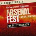 ARSENAL FEST POČINJE PRODAJU ULAZNICA ZA 2027. GODINU – “EARLY BIRD” KOMPLETI ZA TRI FESTIVALSKA DANA OD DANAS U PRODAJI
