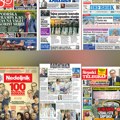 Naslovne strane sutrašnjih novina: Prelistavanje štampe za četvrtak, 8. oktobar 2026. godine