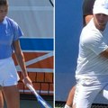 Gužva od Srba na US openu: Olga trenirala sa Hrvaticom, a Kecmanović bio na terenu odmah pored nje