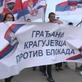 Građani koji se protive blokadama okupili se i u Kragujevcu