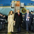 Tramp u pratnji Melanije doputovao u posetu Velikoj Britaniji