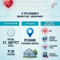 Besplatni preventivni pregledi srca u Rujniku