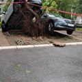 "Izvinite što se smejem iako vlasnik možda plače, ali ovo je najbolja slika..." Prizor nakon nevremena u Beogradu je za…