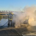 Buktinja u centru Užica: Zapalio se automobil u pokretu, ogroman plamen se širio gradom