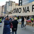 Protest studenata u Novom Sadu - šetnja do BIA