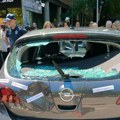 Saobraćajna nezgoda tokom blokade ulice kod Pravnog fakulteta