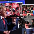 Uhvatio ga za kosu i bacio na pod! Haos na Trampovom mitingu! Prekid tokom govora o iranskom bombardovanju Amerike: Vraća se…
