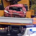 Snimak strašne nesreće kod Zaječara, poginula žena: Automobil uništen, troje povređenih (video)