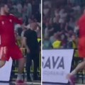 Kalinića navijači Budućnosti gađali, on im uzvratio: Bacio ka tribinama predmet koji je doleteo ka njemu