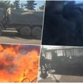 Snimci pogođenog konvoja punog ruskih vojnika! Veliki broj mrtvih i ranjenih, Ukrajinci dobili lokaciju od doušnika, tvrde da…