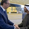 (Foto) Vučić i šeik Bin Zajed razgovarali o situaciji na Bliskom istoku i unapređenju odnosa Srbije i UAE