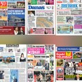 Naslovne strane današnjih novina: Prelistavanje štampe za nedelju, 14. jun 2026. godine